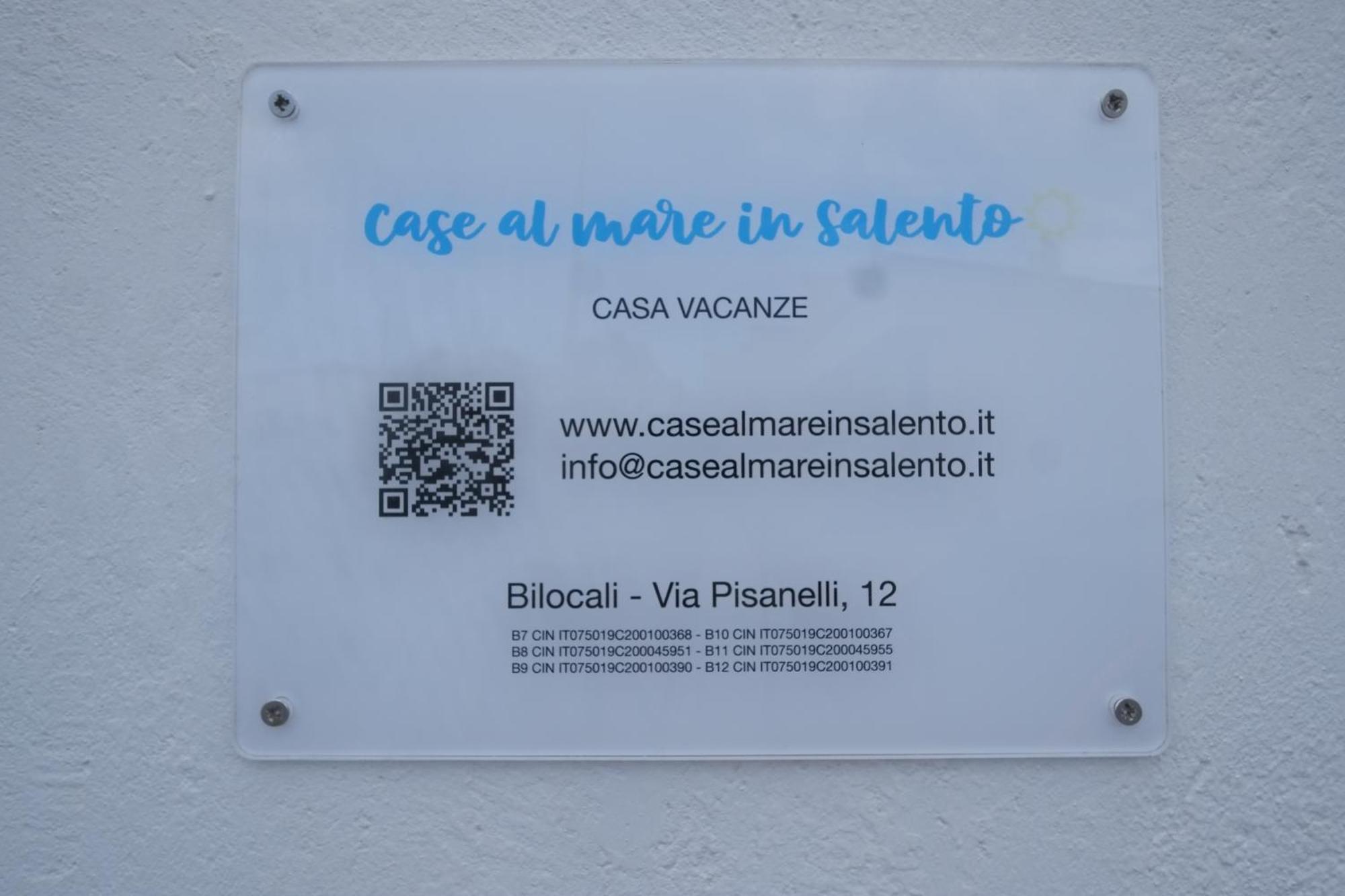 Santa Maria di Leuca Case Al Mare In Salento - Bilocale B9 מראה חיצוני תמונה